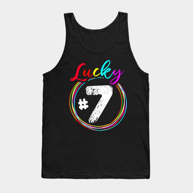 Lucky #7 Tank Top by Outrageous Flavors